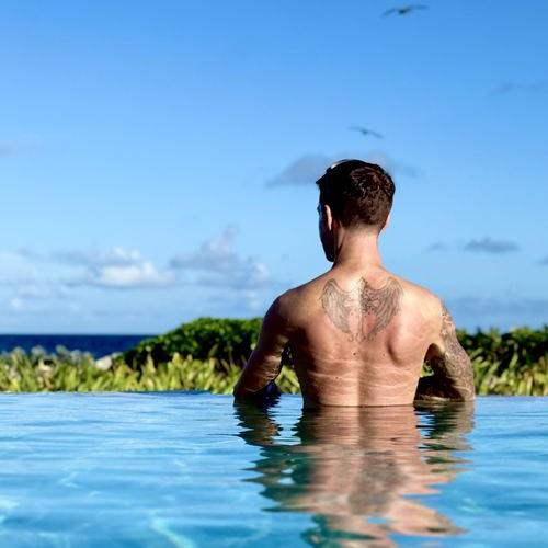 Jake on holiday